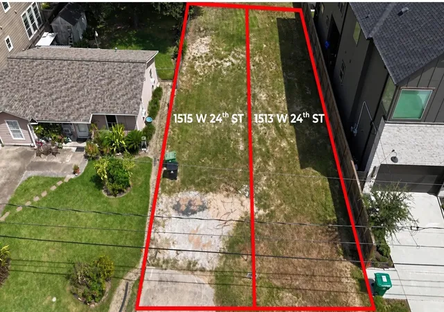Photo 1 of Land for sale at 1513 1515 W 24th Street, Houston, TX 77008 | MLS# 50070228 | Listing updated on 2026-09-14