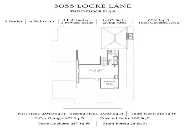 Photo 3 of Single family home for sale at 3058 Locke Ln, Houston, TX 77019 | MLS# 74431691 | Listing updated on 2026-09-11