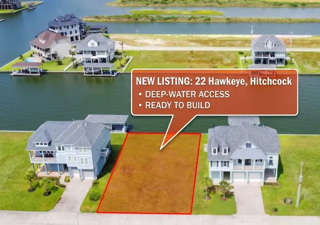 Land for sale at 22 Hawkeye, Hitchcock, TX 77563 | MLS# 16003041