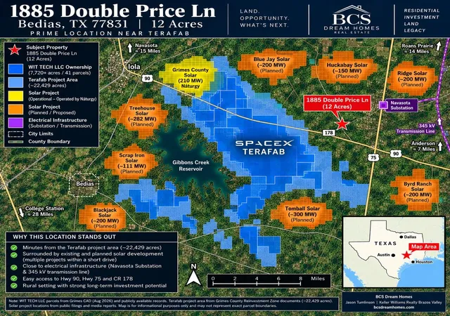 Photo 39 of Land for sale at 16660 Fm 3090 Rd, Anderson, TX 77830 | MLS# 47611215 | Listing updated on 2026-09-10