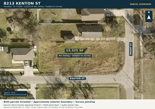 Photo 2 of Land for sale at 8213 Kenton St, Houston, TX 77028 | MLS# 33515571 | Listing updated on 2026-10-04