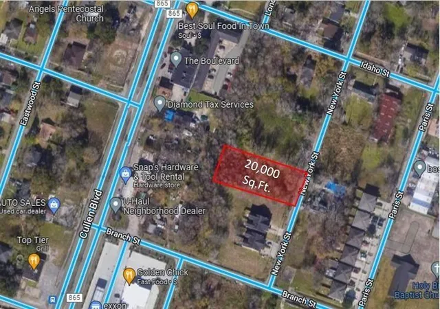 Photo 1 of Land for sale at 0 New York St, Houston, TX 77021 | MLS# 76822251 | Listing updated on 2026-09-14