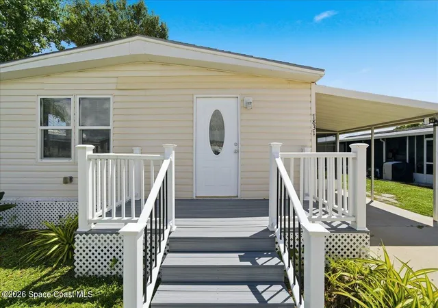 Manufactured home for sale at 1831 Coco Plum St NE, Palm Bay, FL 32905 | MLS# 1086543