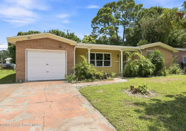 Photo 1 of Single family home for sale at 1861 Dawn Dr, Melbourne, FL 32935 | MLS# 1086542 | Listing updated on 2026-09-03