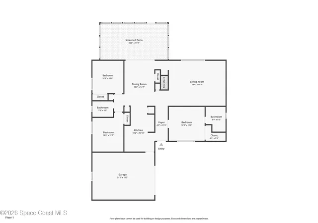 Photo 4 of Single family home for sale at 1675 Saipan St SE, Palm Bay, FL 32909 | MLS# 1086751 | Listing updated on 2026-09-04