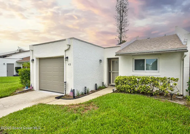 Photo 1 of Townhouse for sale at 413 Hawthorne Ct, Indian Harbour Beach, FL 32937 | MLS# 1086978 | Listing updated on 2026-09-09
