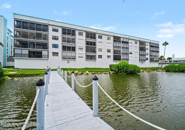Listing Photo 2 - Condo for sale in building located at 3613 S Banana River Blvd, Cocoa Beach, FL 32931 - Unit #D401