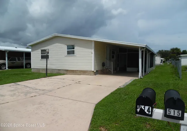 Photo 2 of Manufactured home for sale at 514 Puffin Dr, Sebastian, FL 32976 | MLS# 1087672 | Listing updated on 2026-09-17