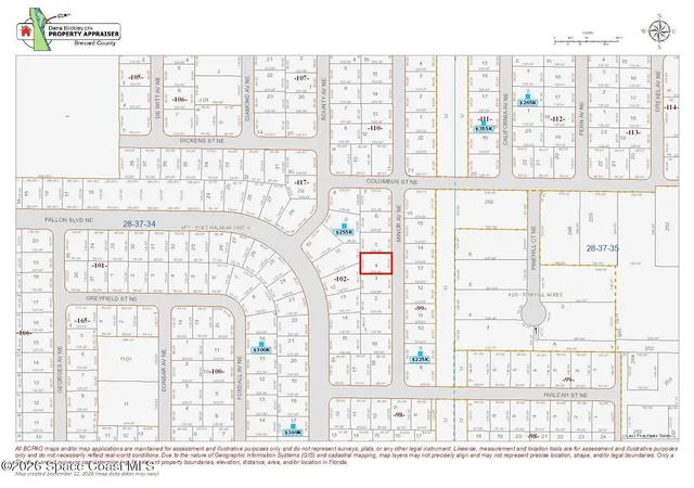 Land for sale at 462 Minor Ave NE, Palm Bay, FL 32907 | MLS# 1087441