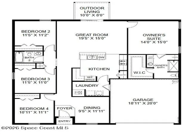 Photo 2 of Single family home for sale at 514 Giovanni Rd NW, Palm Bay, FL 32907 | MLS# 1087552 | Listing updated on 2026-10-21