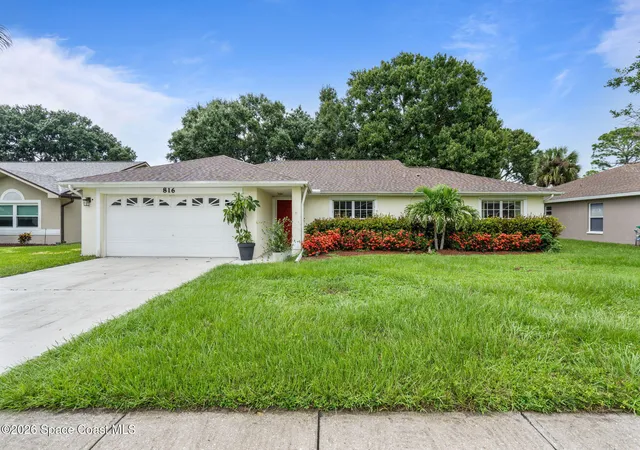 Photo 1 of Single family home for sale at 816 Hunters Crk Dr, Melbourne, FL 32904 | MLS# 1087637 | Listing updated on 2026-09-21