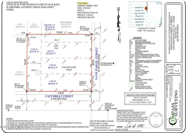 Photo 2 of Land for sale at 3448 Sans Pareil St, Jacksonville, FL 32224 | MLS# 2096194 | Listing updated on 2026-09-14