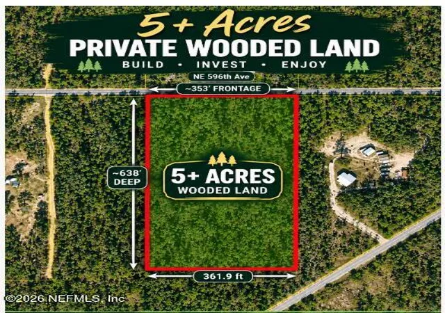 Photo 1 of Land for sale at 286 Ne 596th Avenue, Old Town, FL 32680 | MLS# 2164238 | Listing updated on 2026-09-11