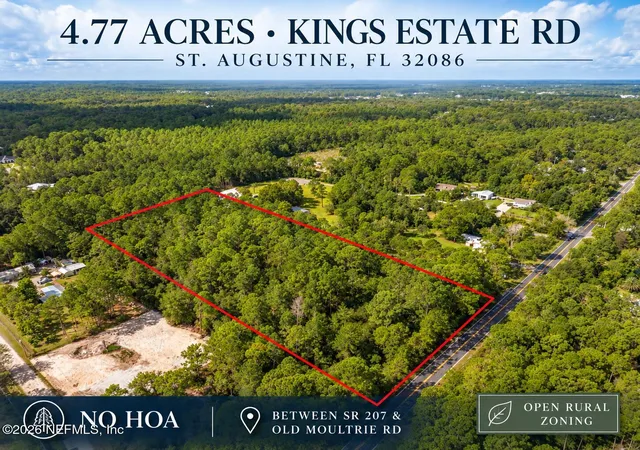 Land for sale at 0 Kings Est Rd, Saint Augustine, FL 32086 | MLS# 2164722
