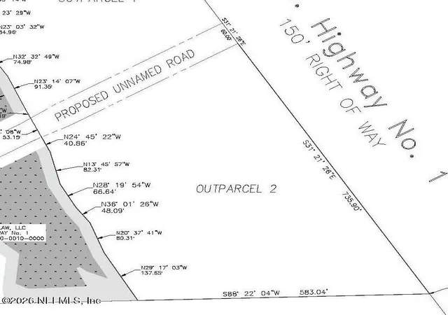 Photo 2 of Land for sale at Parcel 2 Us Hwy 1, Callahan, FL 32011 | MLS# 2165218 | Listing updated on 2026-09-18