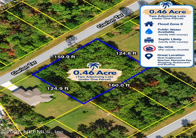 Land for sale at 9089 Clarion Ter, Englewood, FL 34224 | MLS# 2168755