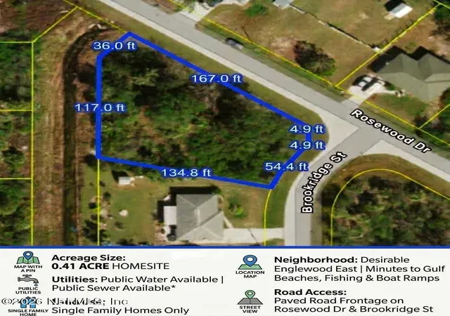 Land for sale at 6205 Rosewood Dr, Englewood, FL 34224 | MLS# 2169255