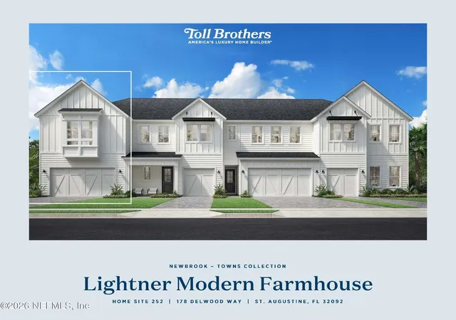 Photo 1 of Townhouse for sale at 178 Delwood Way, Saint Augustine, FL 32092 | MLS# 2169583 | Listing updated on 2026-10-26