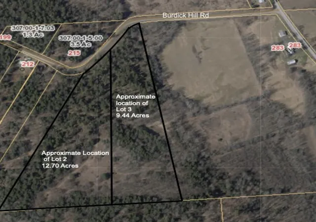 Photo 2 of Sale Pending at Lot 2 Burdick Hill Rd, Otego, NY 13825 | MLS# R1529115 | Listing updated on 2026-08-25