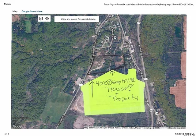 Photo 3 of Sale Pending at 4000 Bishop Hl Rd, Marcellus, NY 13108 | MLS# S1670151 | Listing updated on 2026-09-04