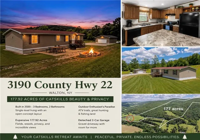 Photo 1 of Manufactured home for sale at 3190 County Hwy 22, Walton, NY 13856 | MLS# R1695279 | Listing updated on 2026-08-18