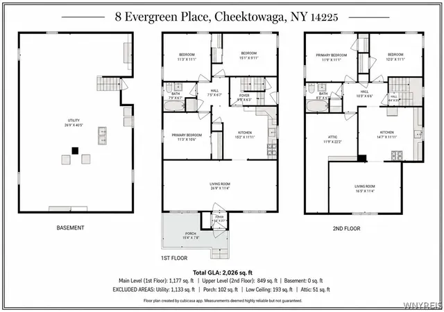Photo 3 of Multi family home for sale at 8 Evergreen Pl, Cheektowaga, NY 14225 | MLS# B1702255 | Listing updated on 2026-08-21