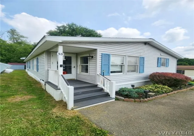 Photo 2 of Manufactured home for sale at 59 4th Street, Ellery, NY 14712 | MLS# B1703475 | Listing updated on 2026-08-29