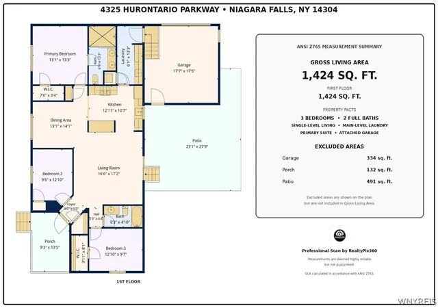 Photo 3 of Single family home for sale at 4325 Hurontario Ave, Niagara Falls, NY 14304 | MLS# B1706990 | Listing updated on 2026-08-27