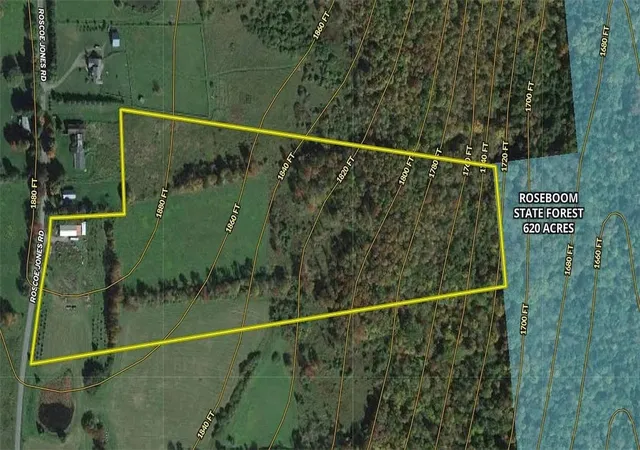 Photo 1 of Land for sale at 442 Roscoe Jones Rd, Middlefield, NY 13326 | MLS# R1709542 | Listing updated on 2026-08-25