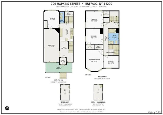 Photo 2 of Single family home for sale at 709 Hopkins St, Buffalo, NY 14220 | MLS# B1710324 | Listing updated on 2026-09-06