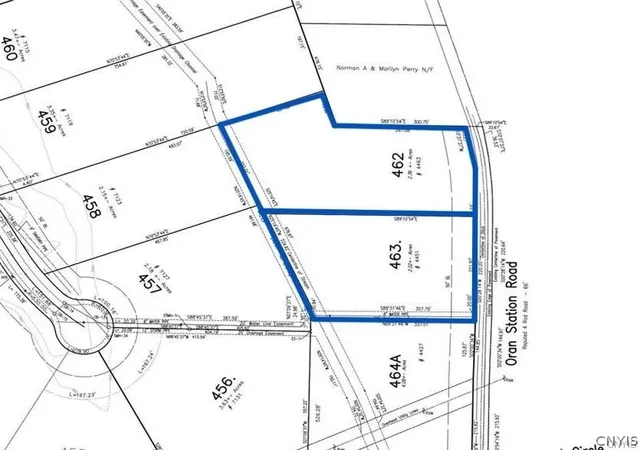 Photo 1 of Sale Pending at Lot 463 Oran Station Rd, Pompey, NY 13104 | MLS# S1710703 | Listing updated on 2026-09-10