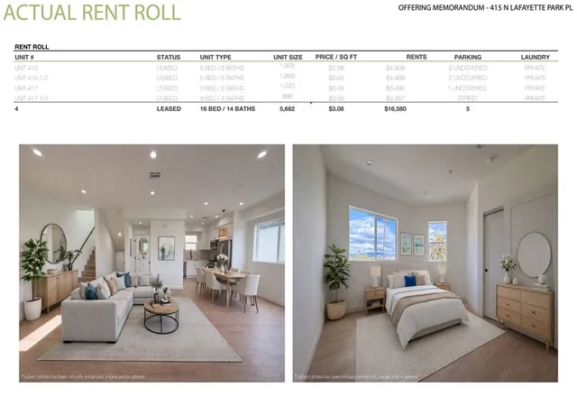 Listing Photo 4 - Condo for sale in building located at 415 N La Fayette Park, Los Angeles, CA 90026