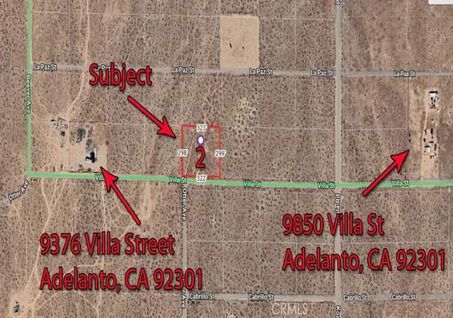 Photo 2 of Land for sale at 9500 Villa St, Adelanto, CA 92301 | MLS# OC26115446 | Listing updated on 2026-09-15
