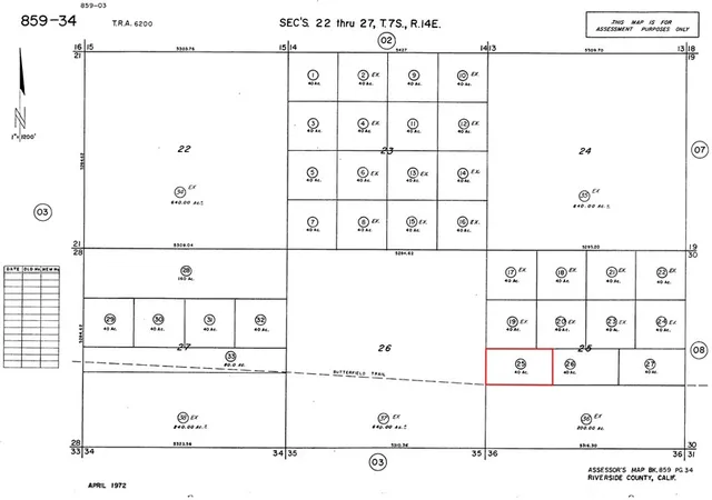 Photo 2 of Land for sale at 0 Bradshaw Trl, Desert Center, CA 92239 | MLS# ND26159045 | Listing updated on 2026-09-15