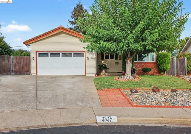 Single family home for sale at 4847 Beckham Court, Concord, CA 94521 | MLS# 41146582 | Listing updated on 2026-09-15