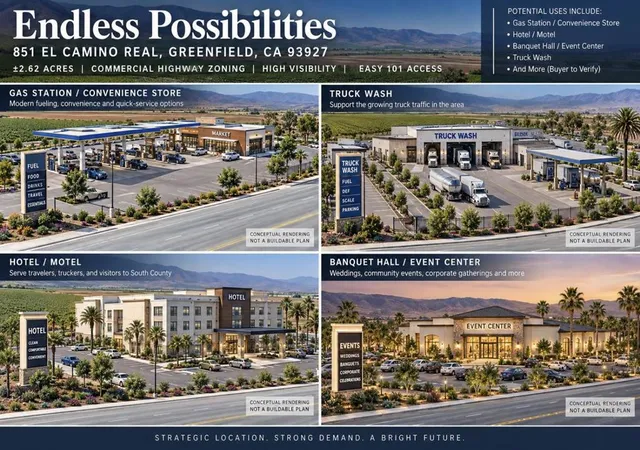 Land for sale at 851 El Camino Real, Greenfield, CA 93927 | MLS# ML82060021