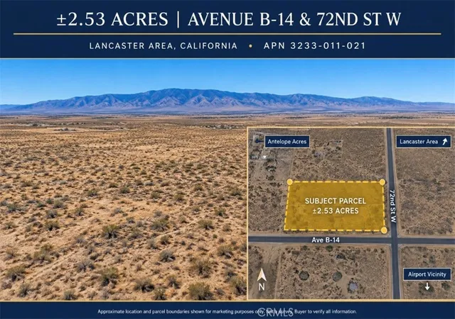 Land for sale at 101 Cor Ave B14 72 Stw, Antelope Acres, CA 93536 | MLS# IG26201043