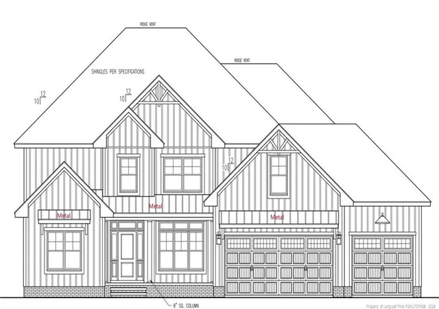 Photo 2 of Single family home for sale at 3118 Cragburn (lot 106) Pl, Fayetteville, NC 28306 | MLS# 759391 | Listing updated on 2026-09-30