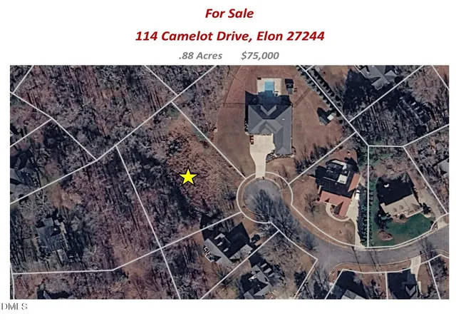 Land for sale at 114 Camelot Dr, Elon, NC 27244 | MLS# 10190110