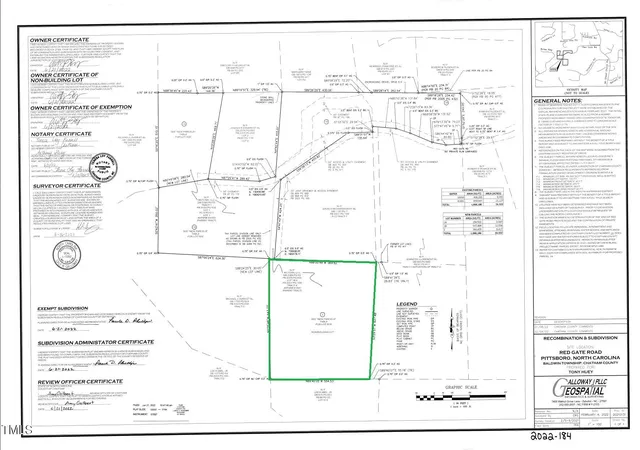 Photo 2 of Land for sale at 0 Redgate Rd, Pittsboro, NC 27312 | MLS# 10190170 | Listing updated on 2026-09-28