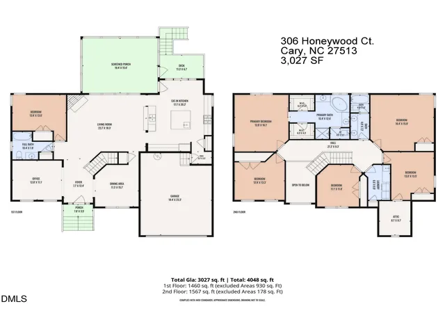 Photo 2 of Single family home for sale at 306 Honeywood Ct, Cary, NC 27518 | MLS# 10192144 | Listing updated on 2026-10-05