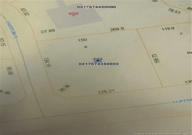 Land for sale at 413 Overton Pl, Fayetteville, NC 28303 | MLS# 769001