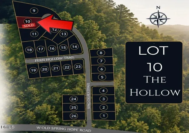 Photo 1 of Sale Pending at Lot 10 Hope Crk Trl, Spring Hope, NC 27882 | MLS# 10191552 | Listing updated on 2026-09-10