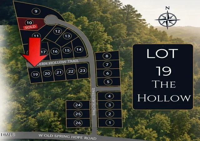 Photo 2 of Land for sale at Lot 19 Hope Crk Trl, Spring Hope, NC 27882 | MLS# 10191646 | Listing updated on 2026-09-10