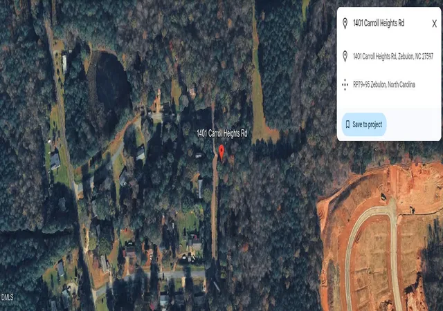 Photo 2 of Sale Pending at 1401 Carroll Hts Rd, Zebulon, NC 27597 | MLS# 10192190 | Listing updated on 2026-09-25
