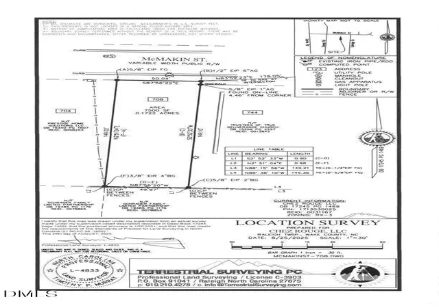 Photo 3 of Land for sale at 708 Mcmakin St, Raleigh, NC 27610 | MLS# 10193905 | Listing updated on 2026-09-21