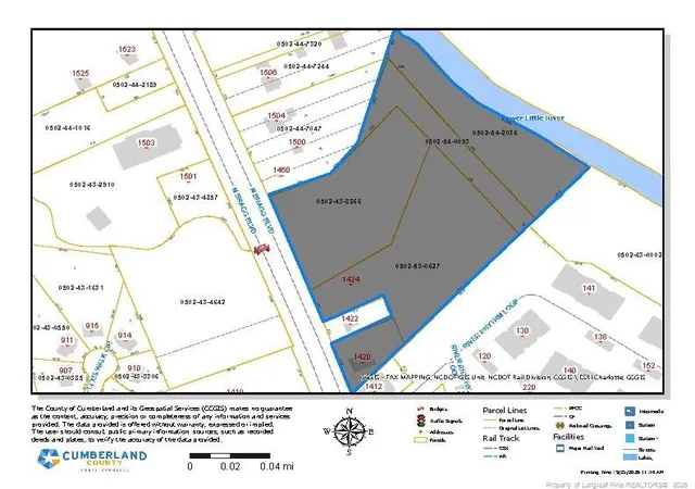 Photo 1 of Land for sale at 1424 N Bragg Blvd, Spring Lake, NC 28390 | MLS# 770689 | Listing updated on 2026-10-09