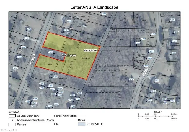 Photo 1 of Land for sale at 00 Scales St, Reidsville, NC 27320 | MLS# 1235647 | Listing updated on 2026-09-20