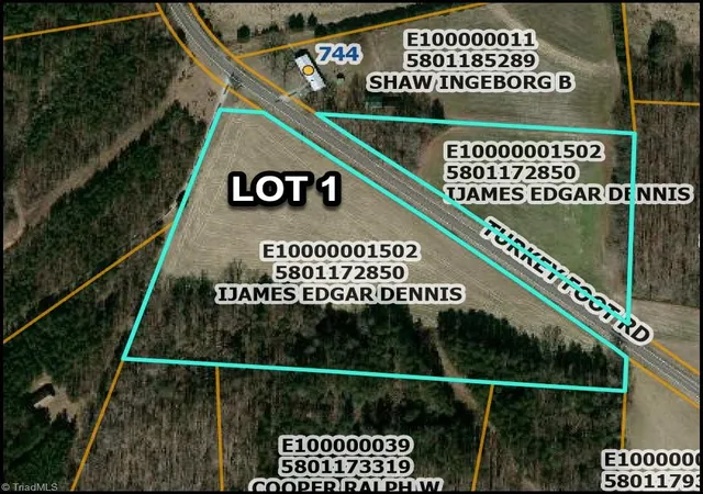 Photo 3 of Land for sale at 000 Turkey Ft Rd, Mocksville, NC 27028 | MLS# 1236249 | Listing updated on 2026-10-06