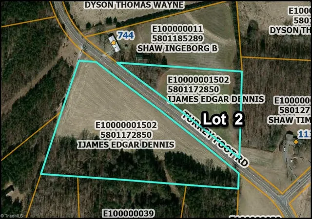 Photo 4 of Land for sale at 000 Turkey Ft Rd, Mocksville, NC 27028 | MLS# 1236249 | Listing updated on 2026-10-06